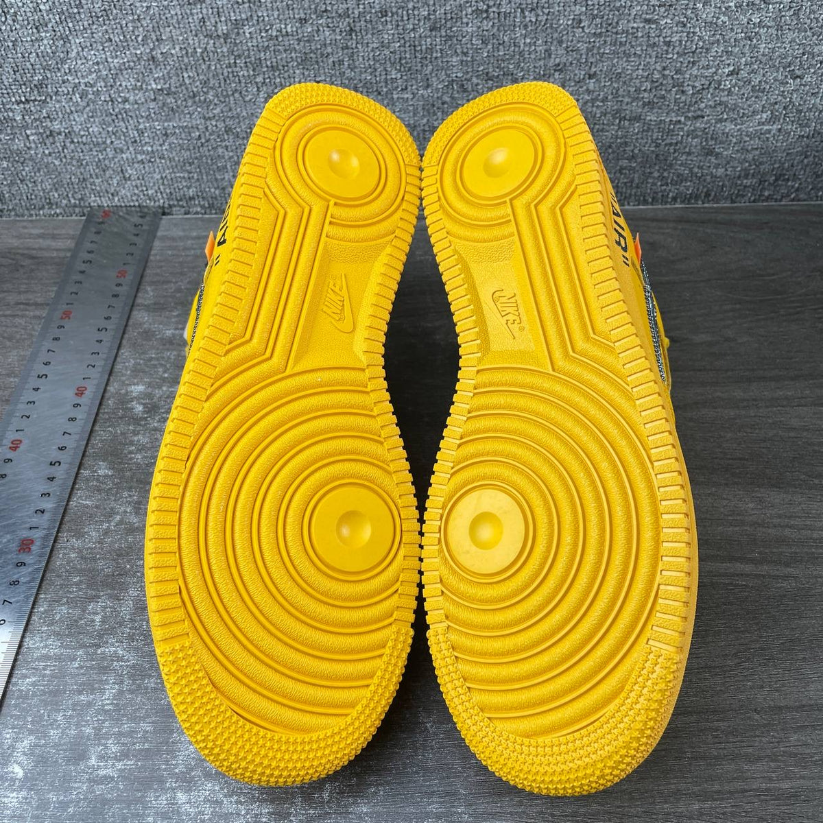 Nike AF1 Off-White ICA University Gold
