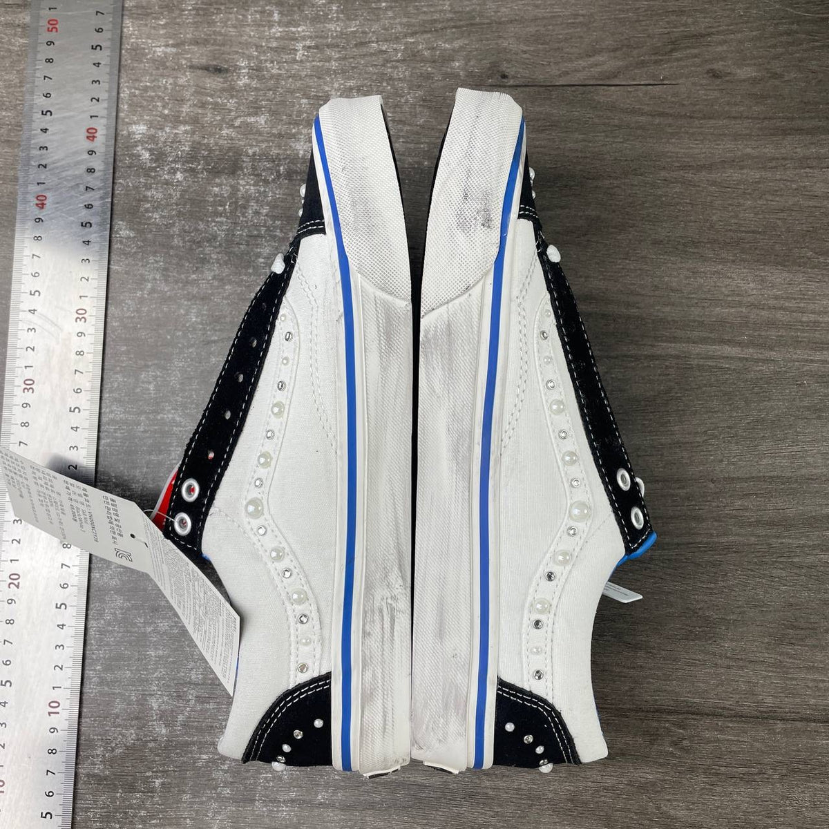 Vans Old Skool Pearlized White and Black