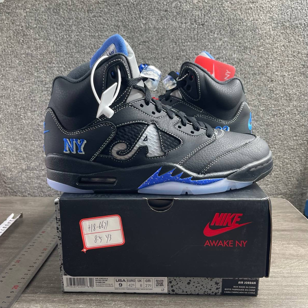 AJ5 Awake NY Black
