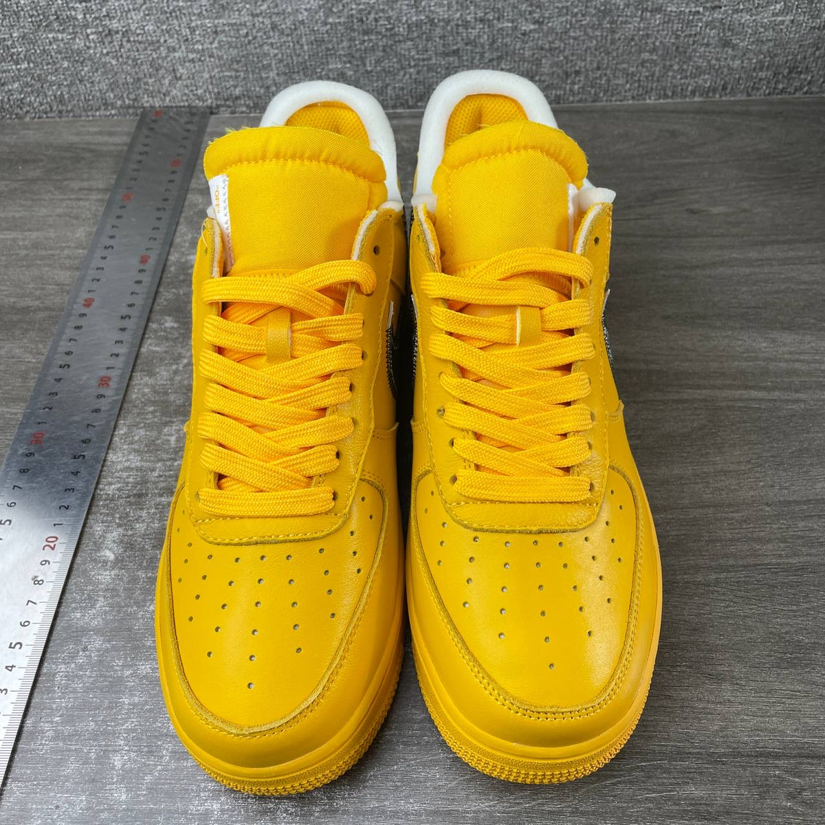 Nike AF1 Off-White ICA University Gold