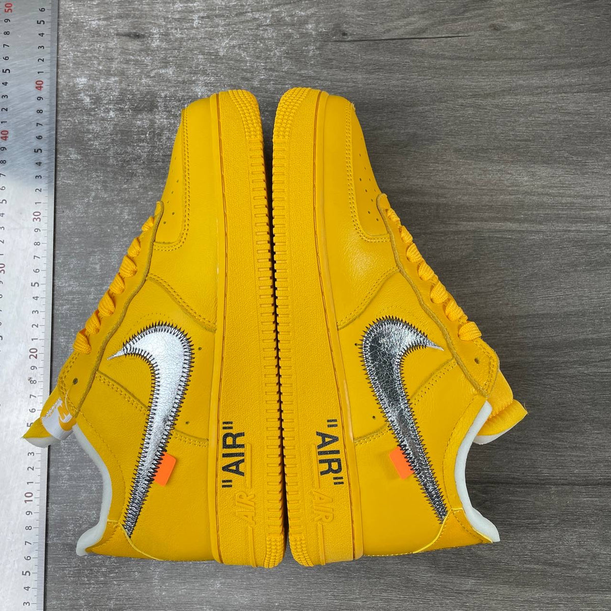 Nike AF1 Off-White ICA University Gold