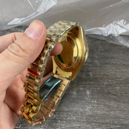 Rolex Watch Plain Gold