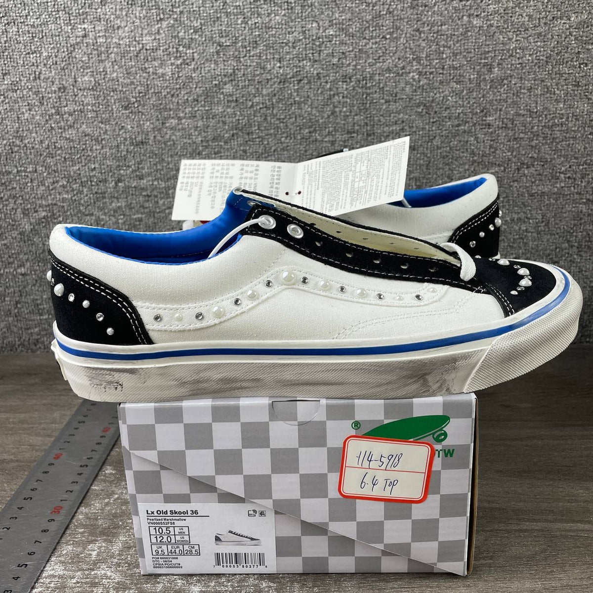 Vans Old Skool Pearlized White and Black